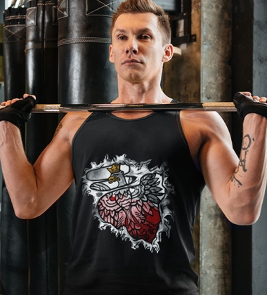 tank-top ORZEŁ W SERCU